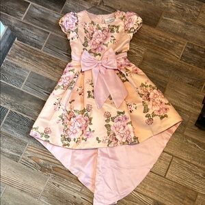 Rare Editions Pink Floral Dress girls size 7